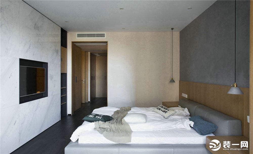 陇青公寓73平米二居室简约风格装修案例