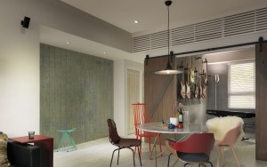 兰石·豪布斯卡极简风格二居室装修案例