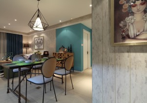 鼎达·天润国际140㎡三居室现代风格装修案例
