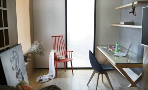 陇青公寓73平米二居室简约风格装修案例