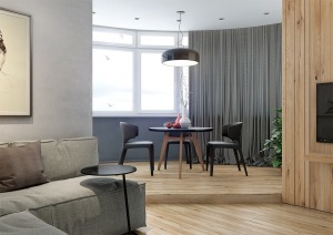 天庆国际新城两居室北欧风格装修案例