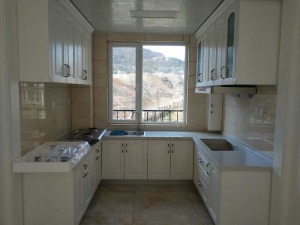 120平三居室现代风格厨房装修效果图