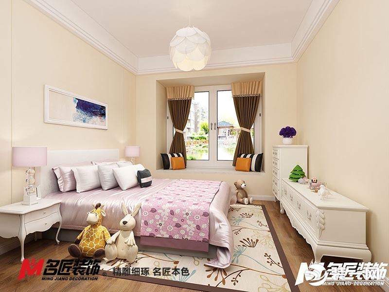 中海龙湾国际现代198平三居室现代风格儿童房效果图