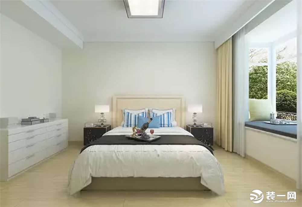 徐州未来城三居室110平现代简约风格卧室