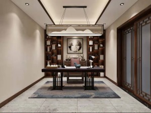 以中式家具装饰为载体，被赋予创意表达形式中，运用现代元素与中式意蕴的融合是对东方艺术文化的体现