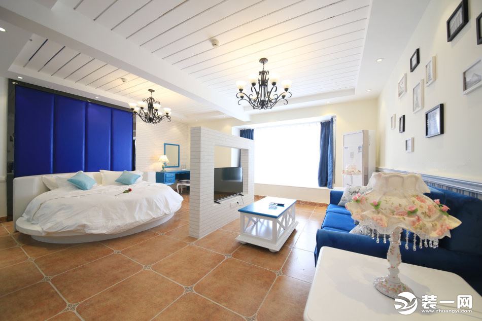 地中海主题卧室可以给顾客非常极致的体验感