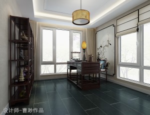 北京红玺台160平米三居室法式风格装修设计效果图造价80万书房