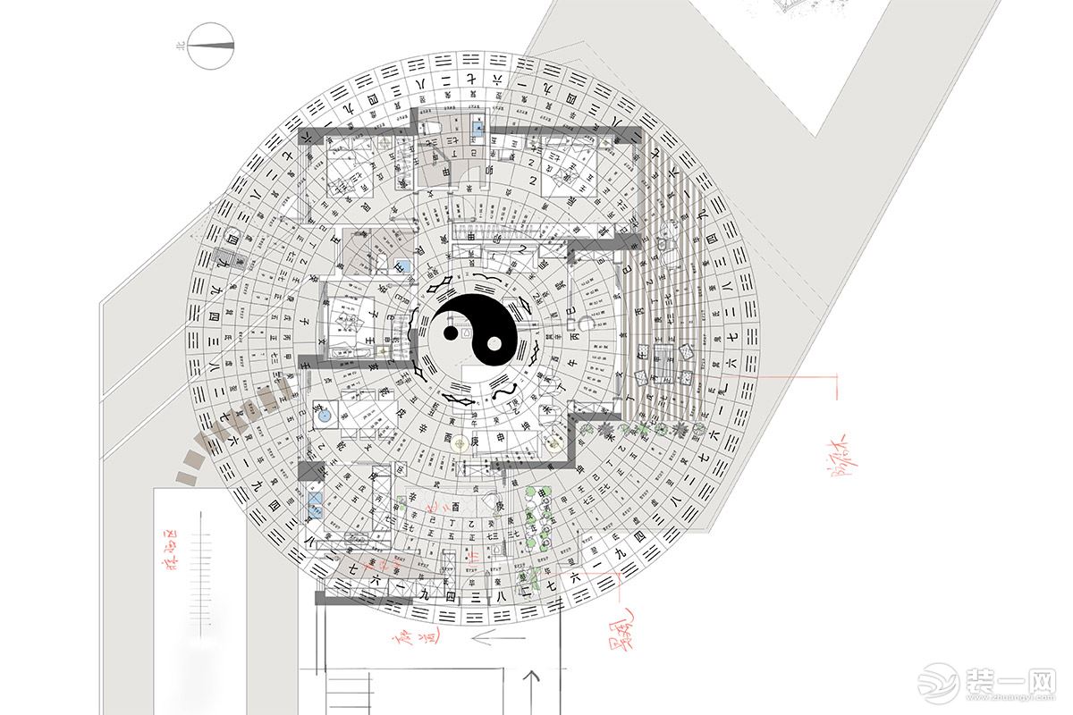 【东易日盛装饰】悠山美地-189平米装修-新中式风格设计案例-普通住宅