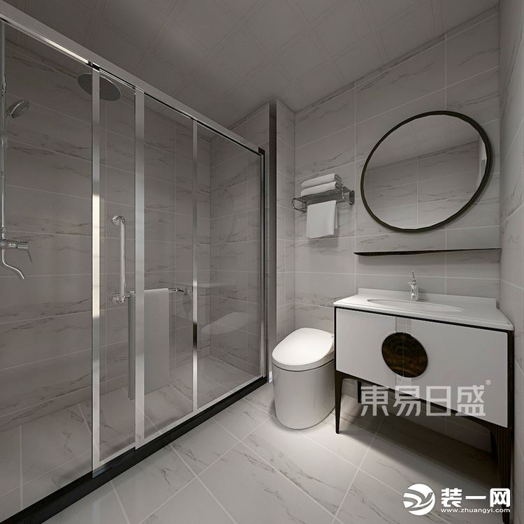 深圳东易日盛总部-卫生间家装效果图