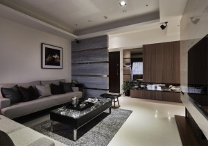 108平米三居室现代风格现代简约风格11万元装修