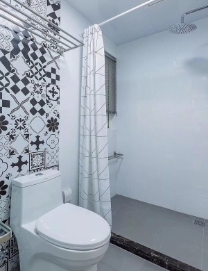 巴黎香颂 90平两室北欧风风格装修效果图卫生间