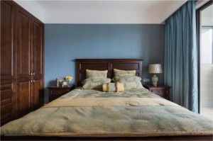 兰州138平米三室两厅美式风格装修案例效果 卧室