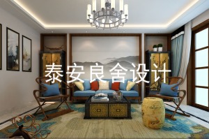 120平新中式三居室