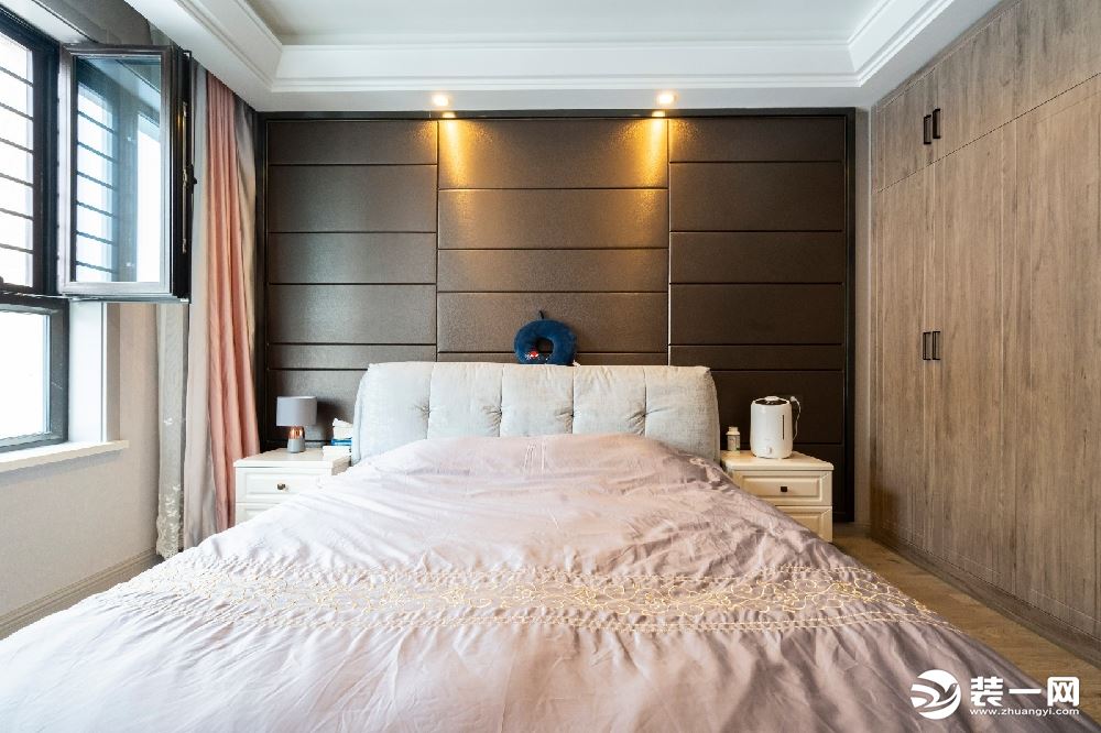 【壹品装饰】东湖观澜144平后现代风格装修案例卧室