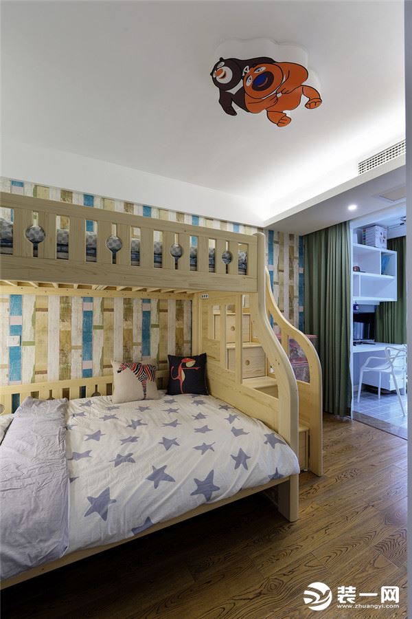 佩奇装饰 | 北岸江山74m2现代风格案例设计 儿童房
