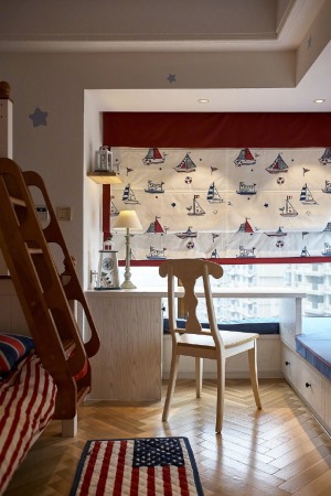 【儿童房】佩奇装饰 |巴蜀丽景123m2地中海风格案例设计