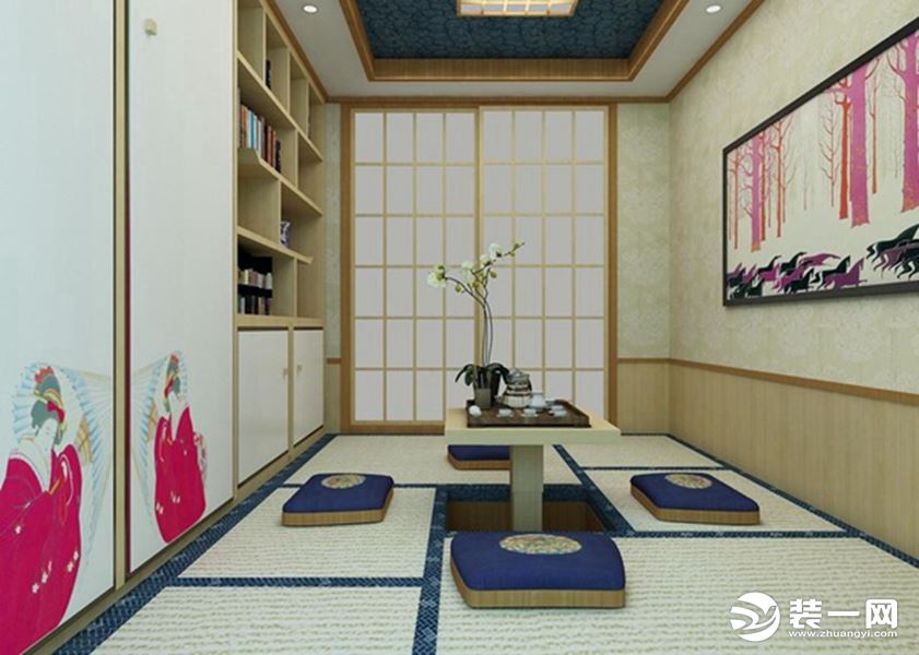 日式二居室装修效果图