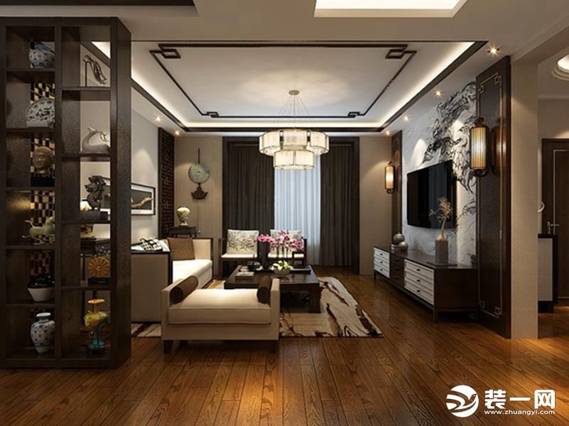 新中式风格设计 打造典雅三居室