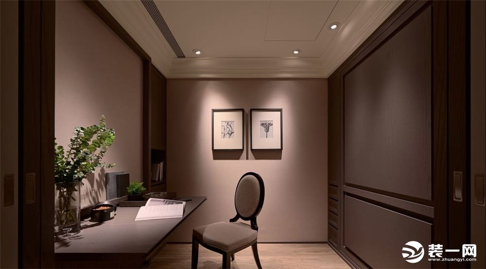 【金伙伴装饰】荷澜庭105平 12万 新中式风格  三居室  梳妆台