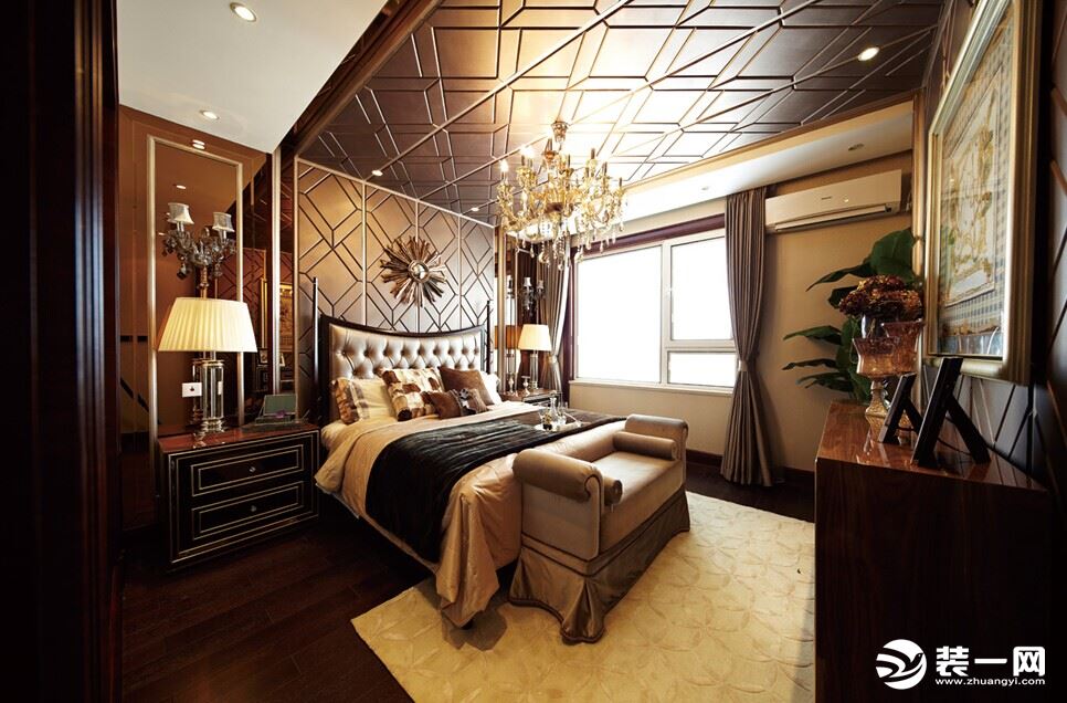 【金伙伴装饰】保利居上142平   18万   新古典风格    二居室  卧室