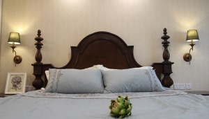 【金伙伴装饰】首开太湖一号 95平 美式风格  三居室  卧室