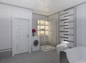 现代风格浴室效果图