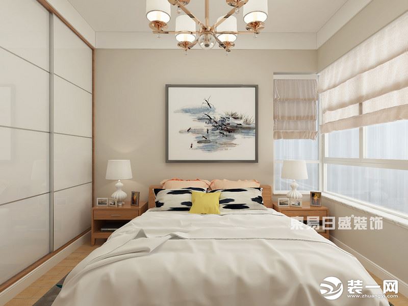 龙湖江与城+日式风格+卧室