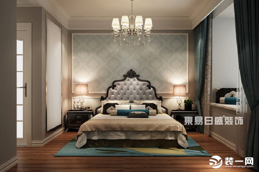 【东易日盛装饰】保利山庄+古典装修设计案例——卧室