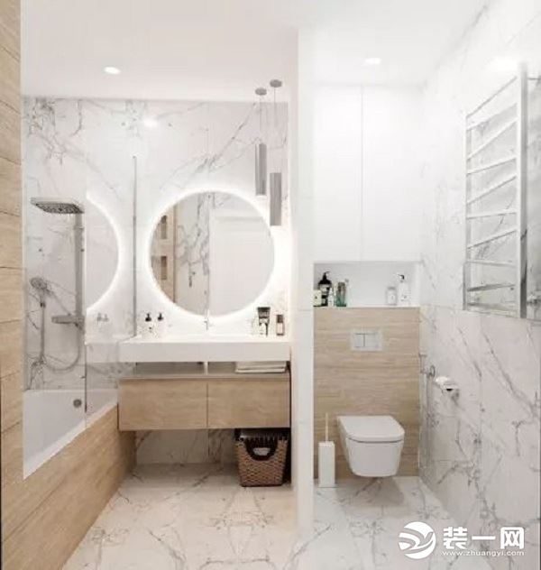 【重庆东易日盛】101平米现代装修风格-卫生间设计效果图