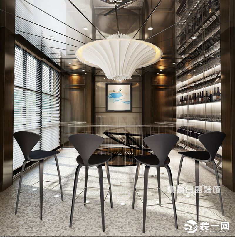 【重庆东易日盛】龙湖紫云台320平米现代风格-客厅装修效果图