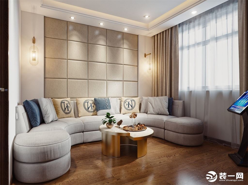 【重庆东易日盛】200平美式风格-休息室装修效果图