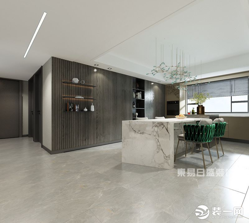 【重庆东易日盛】167平米顶层现代风格-厨房装修效果图