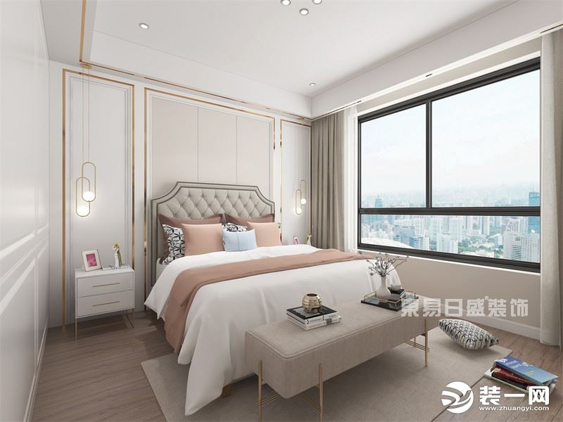 【重庆东易日盛】135平米轻奢风格-卧室装修效果图