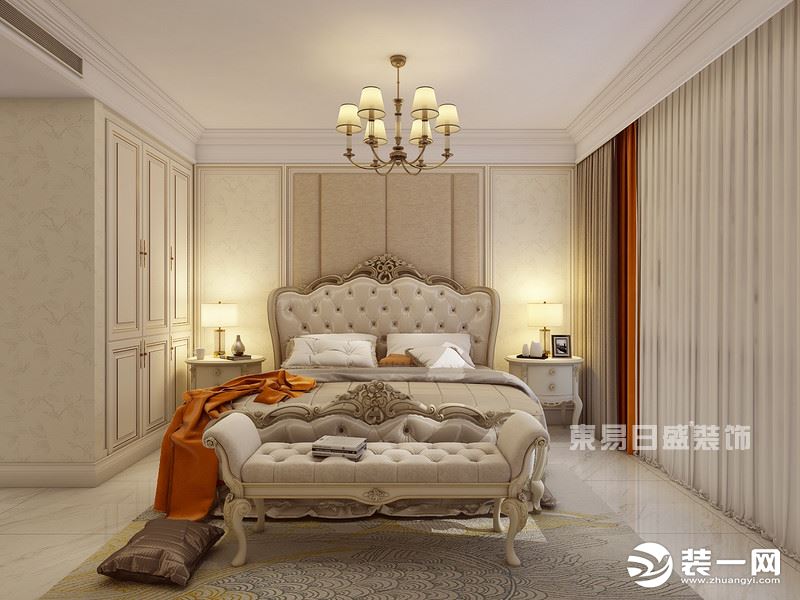 【重庆东易日盛】177平米欧式风格-卧室装修设计效果图