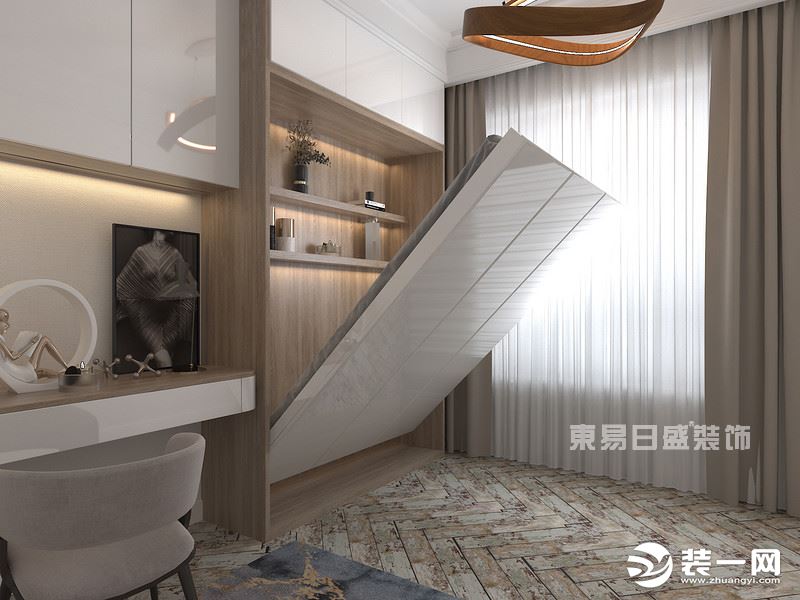 【重庆东易日盛】145平米现代轻奢风格-卧室装修效果图