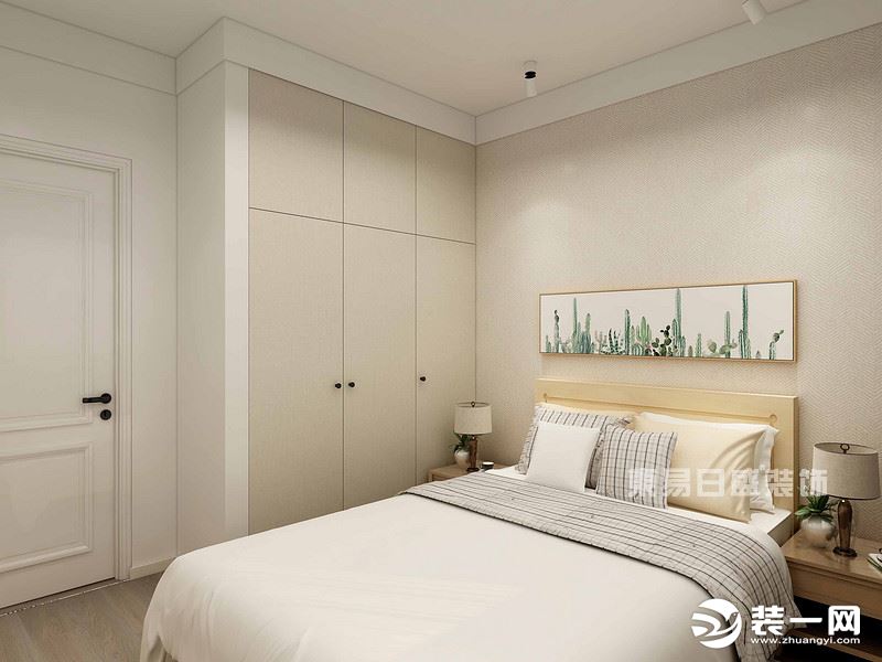 【重庆东易日盛】74平米现代简约风格-卧室装修效果图
