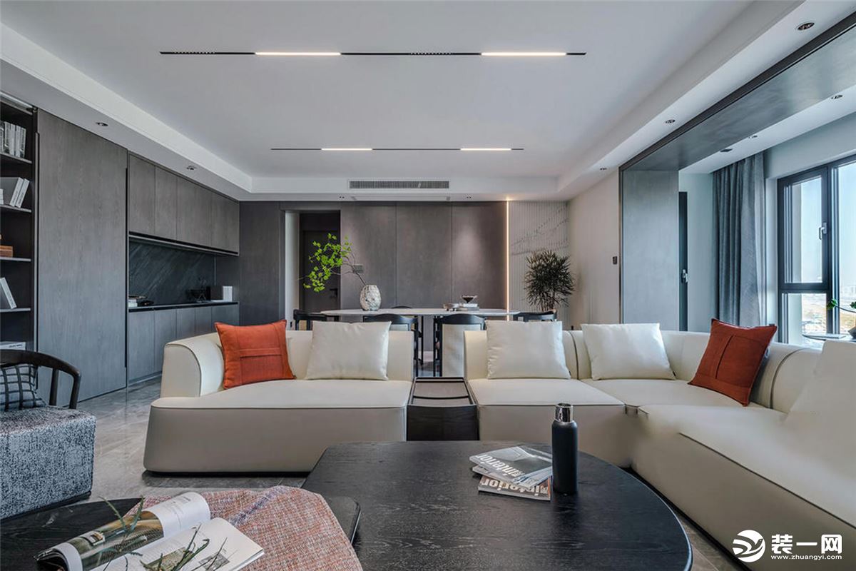 俊峰香格里拉 220㎡ 现代风格 客厅 装修设计效果图