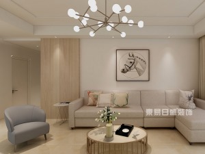 【重庆东易日盛装饰】龙湖原著+114平米三居室现代简约风格设计案例