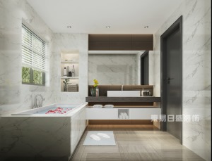 【重庆东易日盛】167平米顶层现代风格-浴室装修效果图