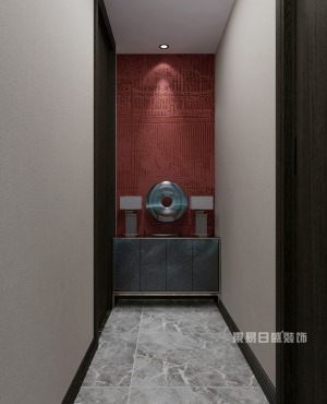 【重庆东易日盛】142平米新中式风格-玄关装修效果图