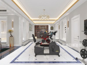 【重庆东易日盛】370平米现代风格-健身室装修设计效果图
