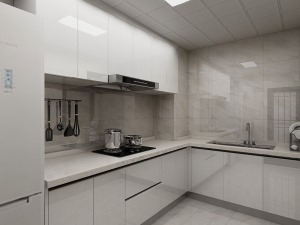 140平三室现代风格装修效果图厨房