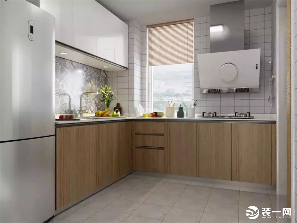 厨房橱柜宁波速美超级家装饰100平现代简约设计原木自然系列