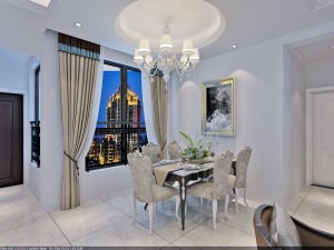 铜仁喜百年装饰清水湾80平米欧式风格小户型客厅装修效果图