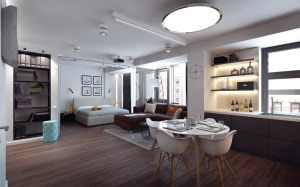 北欧风格卧室LOFT·公寓装修效果图
