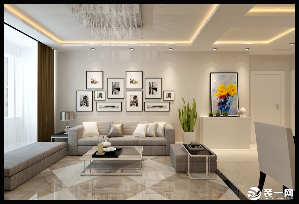 现代风格是比较流行的一种风格，追求时尚与潮流，非常注重居室空间的布局与使用功能的完美结合。