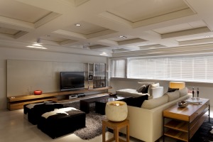 【宽度空间】瑞安城中汇三居室现代风格案例造价9万