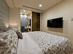 朝阳时代西锦二居室简欧风格造价7万--卧室