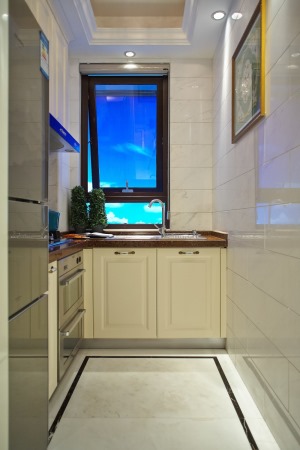 嘉年华青年城smart公寓二居室简欧风格造价6万--厨房