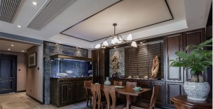 【灵山金壁设计】佛子自建房中式风格9.3万元造价餐厅